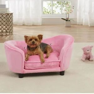 Enchanted Home Pet Light Pink Snuggle Dog Bed
