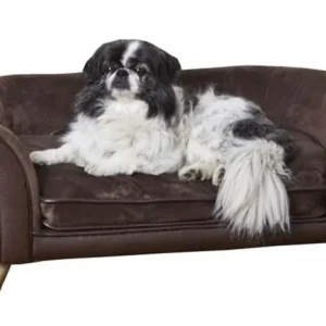 Enchanted Home Pet Paloma Pebble Brown Pet Sofa