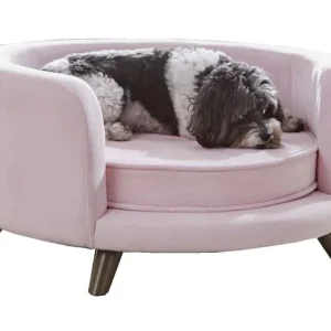 Enchanted Home Pet Rosie Blush Pink Pet Sofa