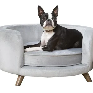 Enchanted Home Pet Rosie Gray Pet Sofa