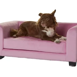 Enchanted Home Pet Surrey Pink Pet Sofa Bed