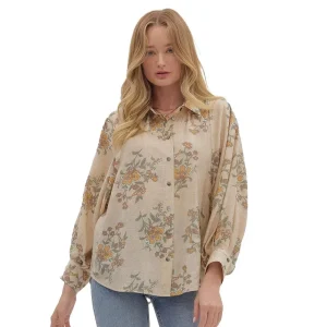 Entro Women's Ecru Top