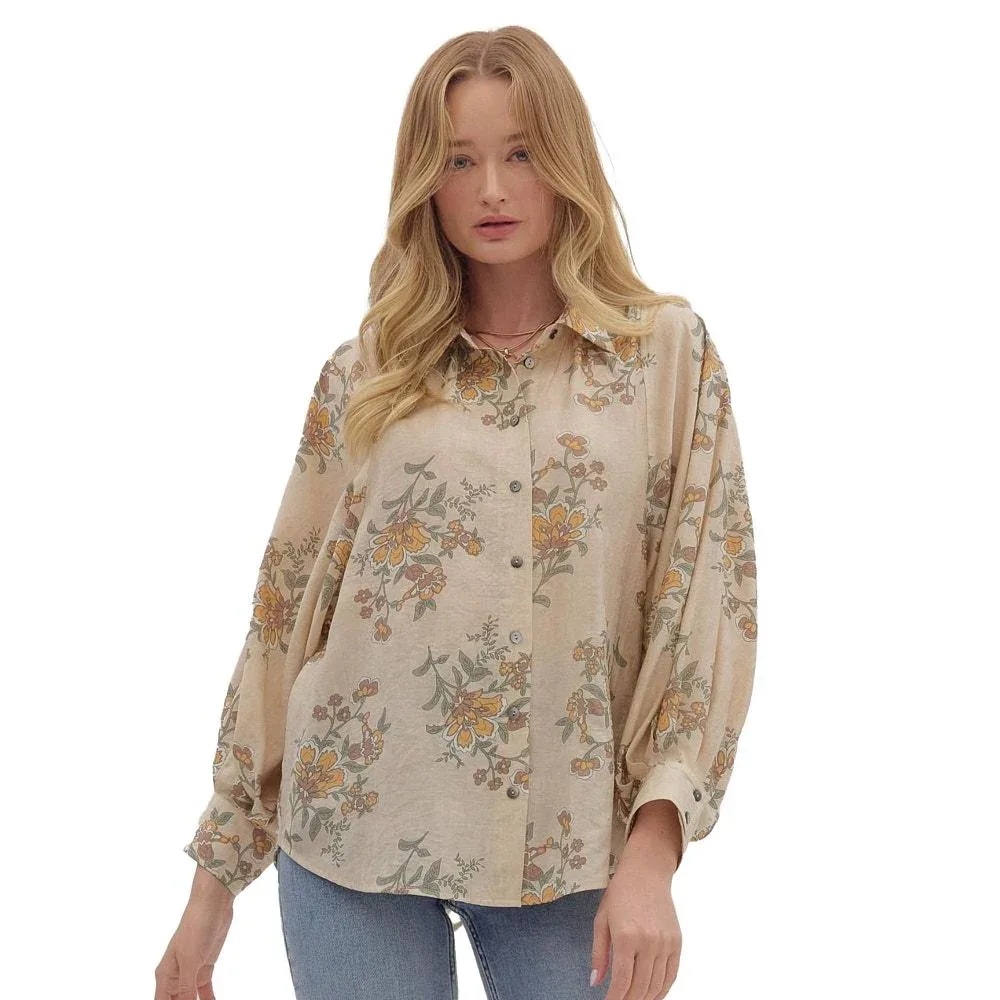 Entro Women's Ecru Top