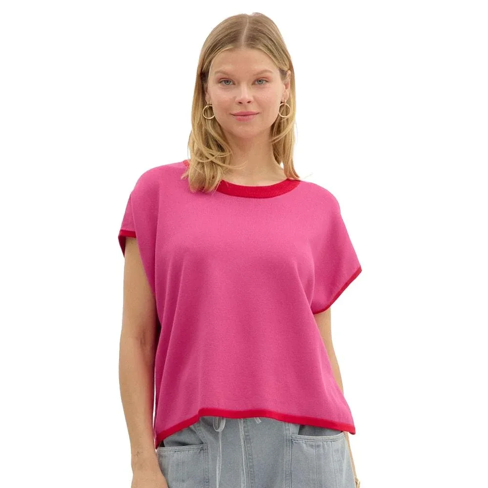 Entro Women's Pink Top