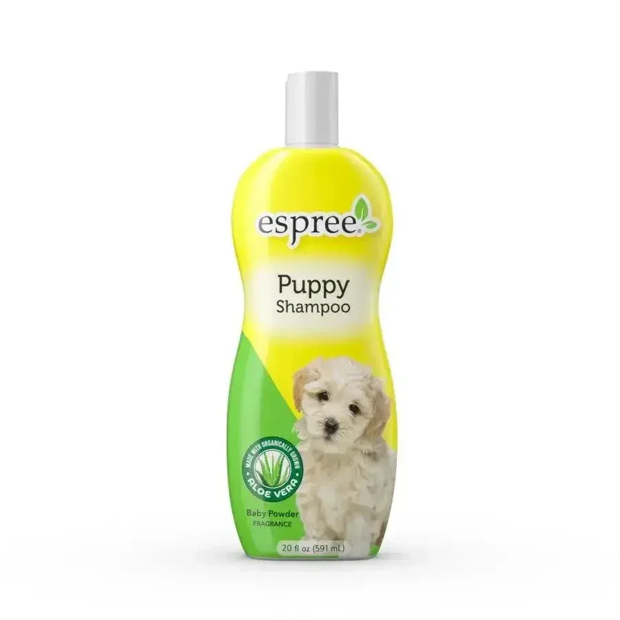Espree Puppy and Kitten Shampoo with Organic Aloe Vera Baby Powder Fragrance 20 fl oz
