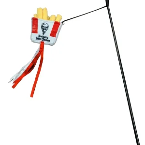 Ethical Kentucky Fried Chicken Fries Wand With Catnip Cat Toy 18in