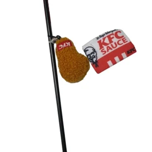 Ethical Kentucky Fried Chicken Sauce Pack and Drumstick Wand With Catnip 18in