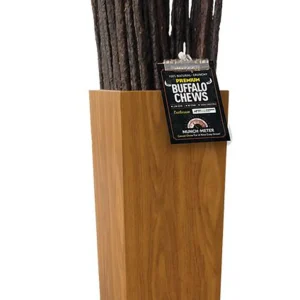Etta Says! Dog Premium Crunchy Buffalo Chew 3 Foot Starter Kit Display 54 Count
