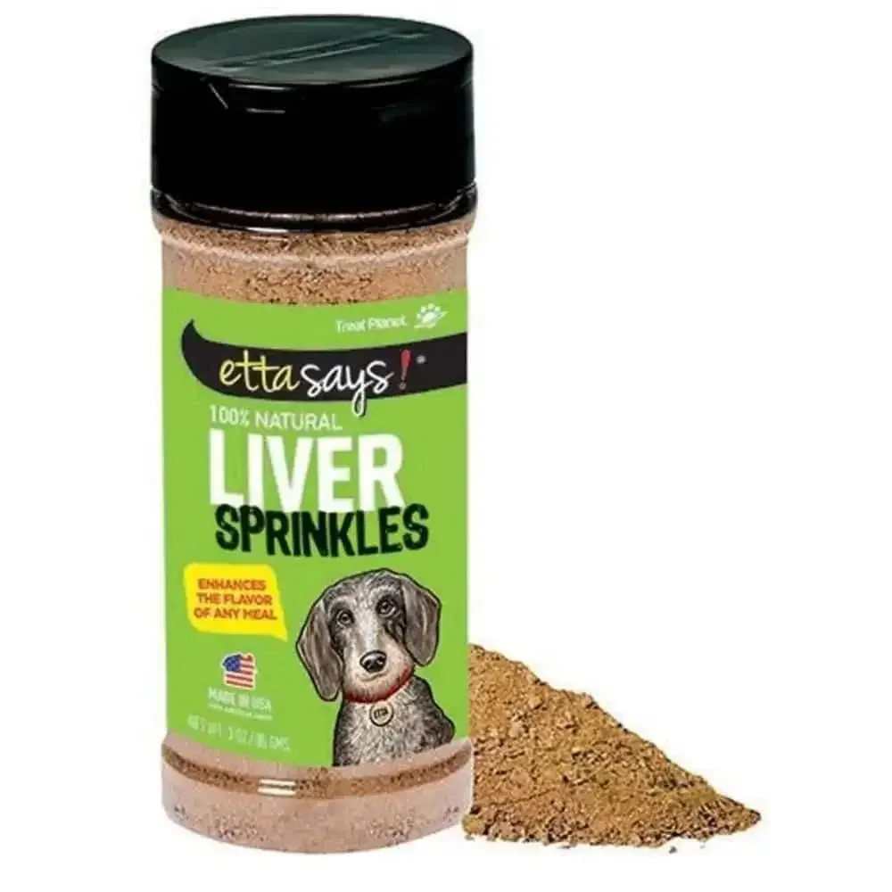 Etta Says! Liver Sprinkles 100% All Natural Liver Dog Treat 3.0 oz