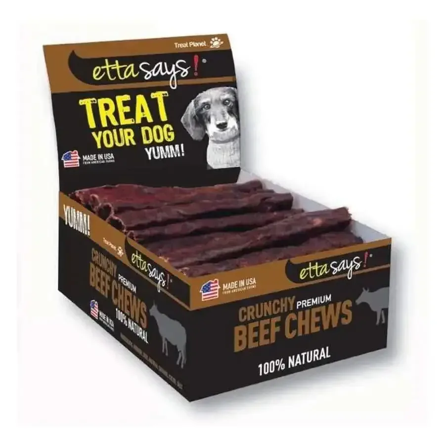 Etta Says! Premium Crunchy Beef Dog Treat 1ea/16 oz, 4.5 in