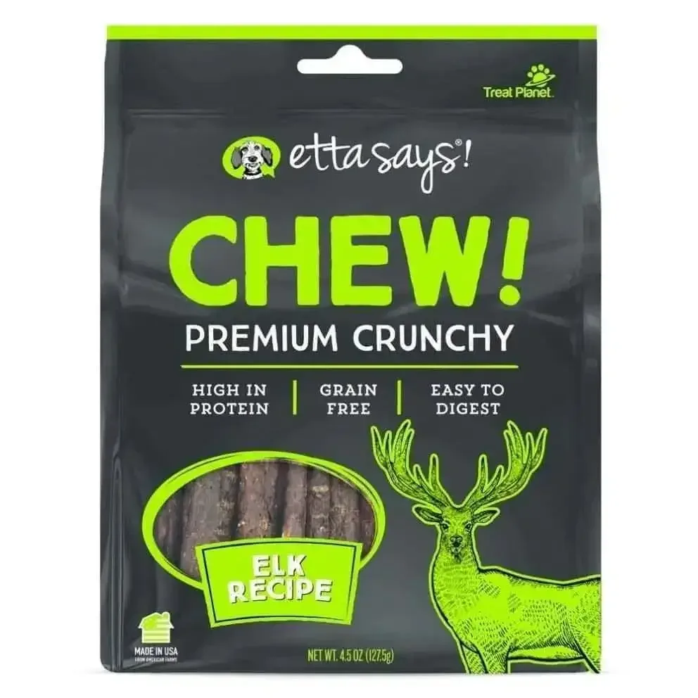 Etta Says! Premium Crunchy Elk Chew Dog Treats 1ea/4.5 oz
