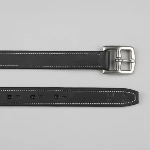 European Aniline Stirrup Leathers Black
