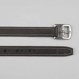 European Aniline Stirrup Leathers Dark Havana