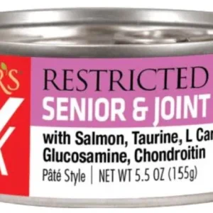Evanger's EVX Restricted Diet Senior and Joint Health Wet Cat Food-5.5Oz-12 Pack