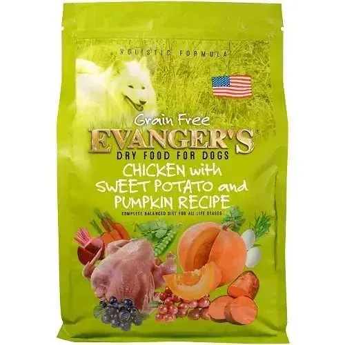 Evanger's Grain Free Chicken, Sweet Potato & Pumpkin Dry Dog Food