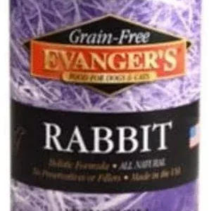 Evanger's Grain-Free Rabbit Canned Cat and Dog Food - 12.8 Oz - Case of 12