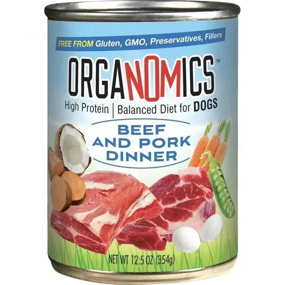 Evanger's Grain-Free Wet Dog Food Beef & Pork Dinner Pate 12/12.5oz