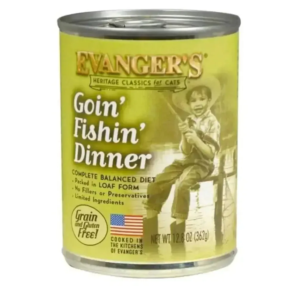 Evanger's Heritage Classic Goin' Fishin' Dinner Canned Cat Wet Food