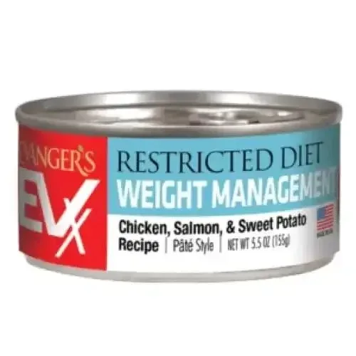 Evanger's Restricted Diet for Cats Weight Management Canned Cat Food 24/5.5oz