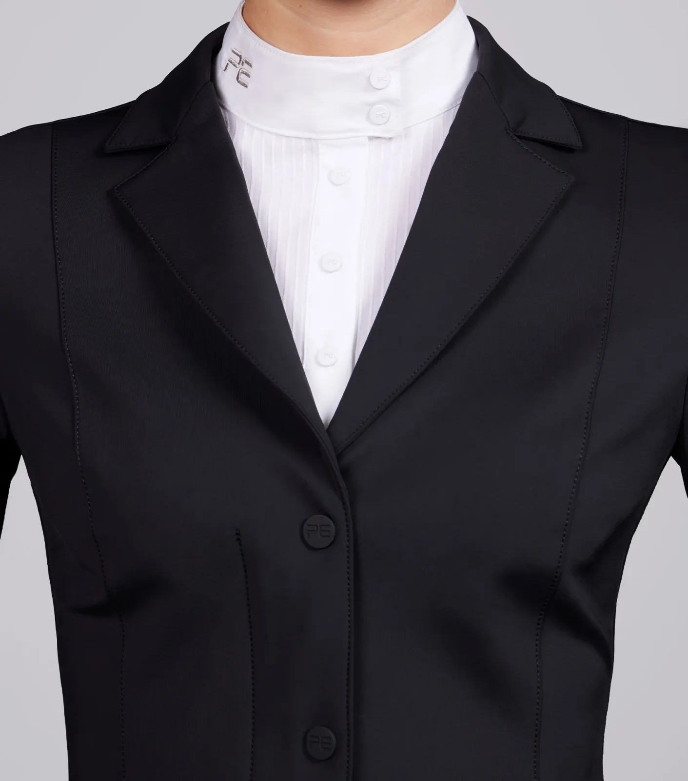 Evinco Ladies Competition Jacket Jet Black - Image 2
