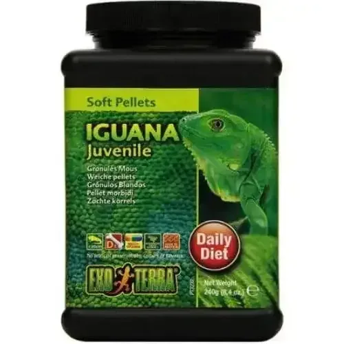 Exo Terra Soft Pellets Juvenile Iguana Food