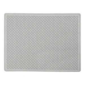 ExquisiCat® Cat Litter Trapping X-Large Mat, Waterproof, Urine-Proof, Gray, 37" x 28"