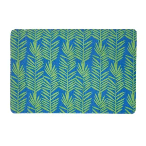 Exquisicat® Cat Scatter Control Litter Mat, Palms, Large