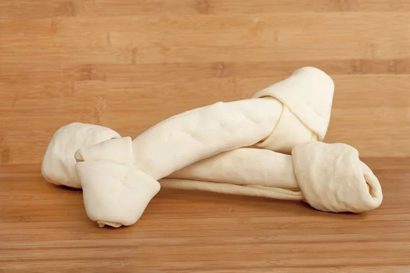 Extra Heavy Knotted Rawhide Bone