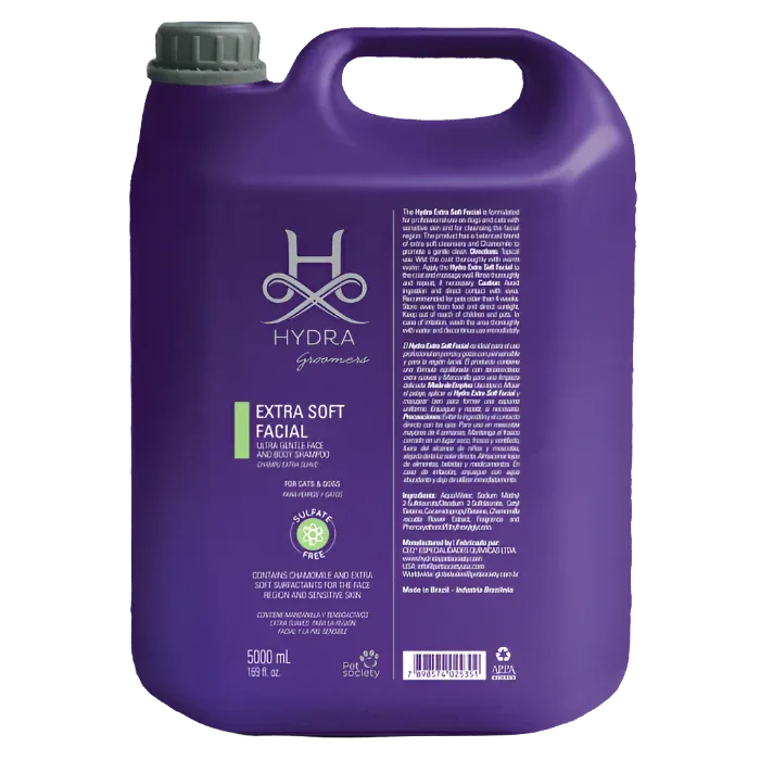 Extra Soft Facial Shampoo 1.3 Gallon by Hydra