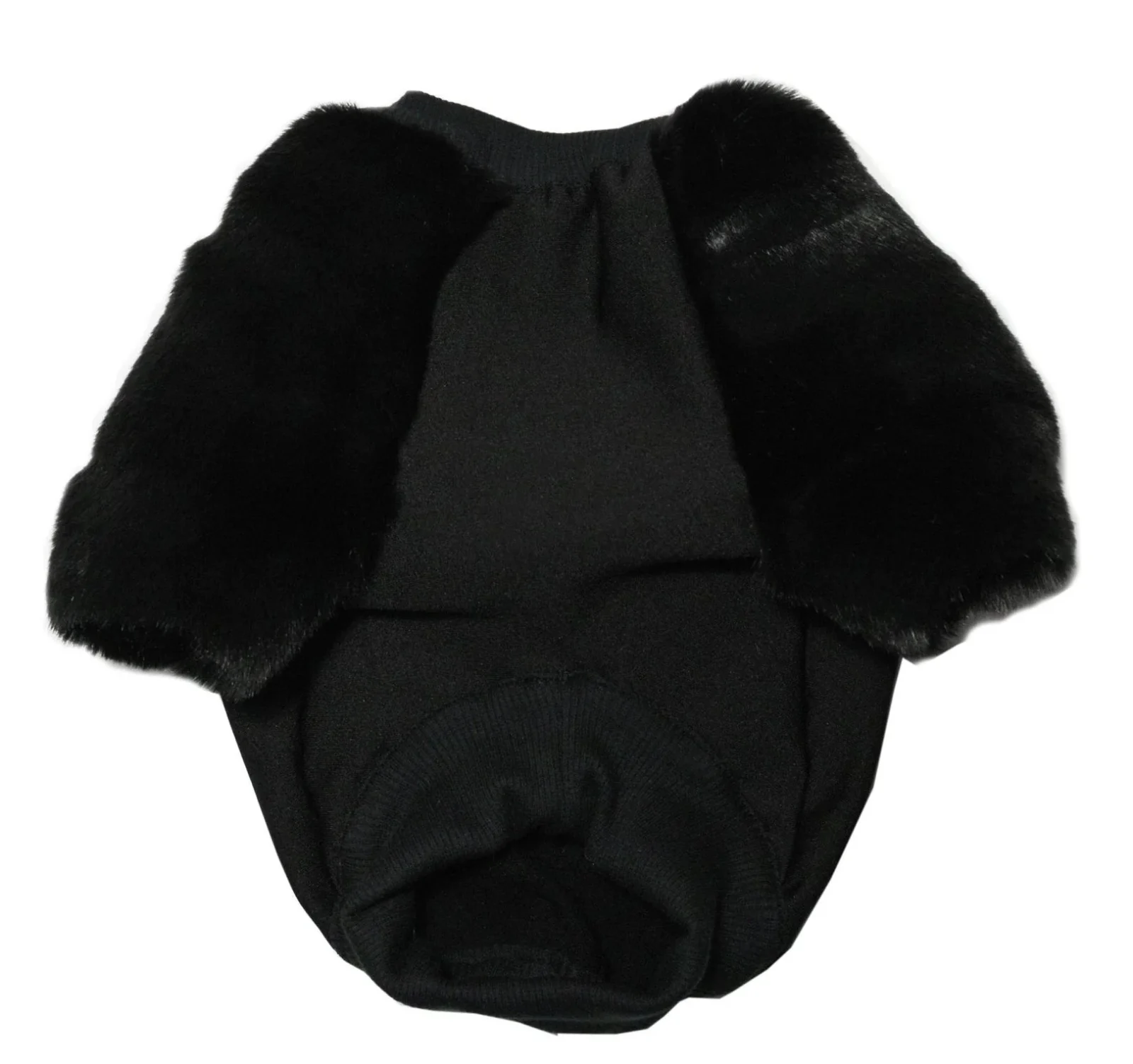 EYE OF DOG | All Black Everythang Faux Fur Jumper - Image 2