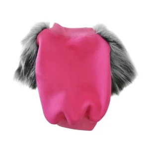 EYE OF DOG | Pinky Black Fluffa Fleece