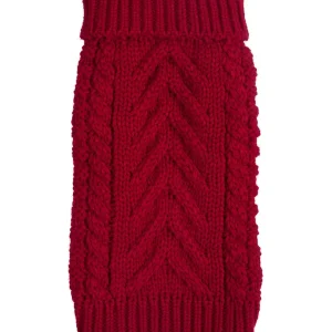 FAB DOG | Chunky Turtleneck Sweater in Red (BIG DOG SALE)