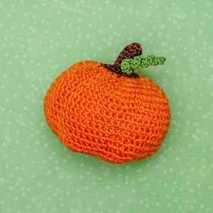 Fall Pumpkin Organic Knit Dog Toy (FINAL SALE)