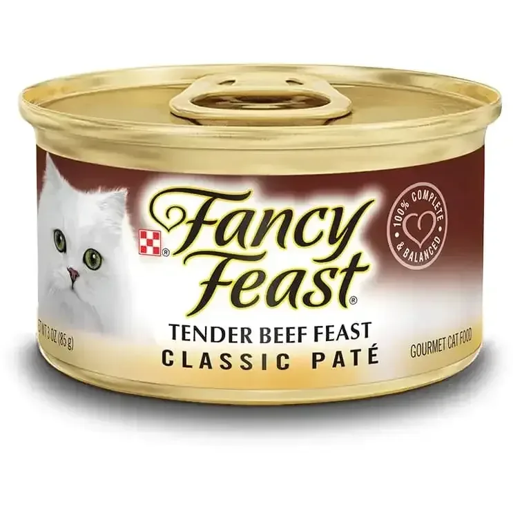 Fancy Feast Tender Beef Wet Cat Food 24 / 3 oz