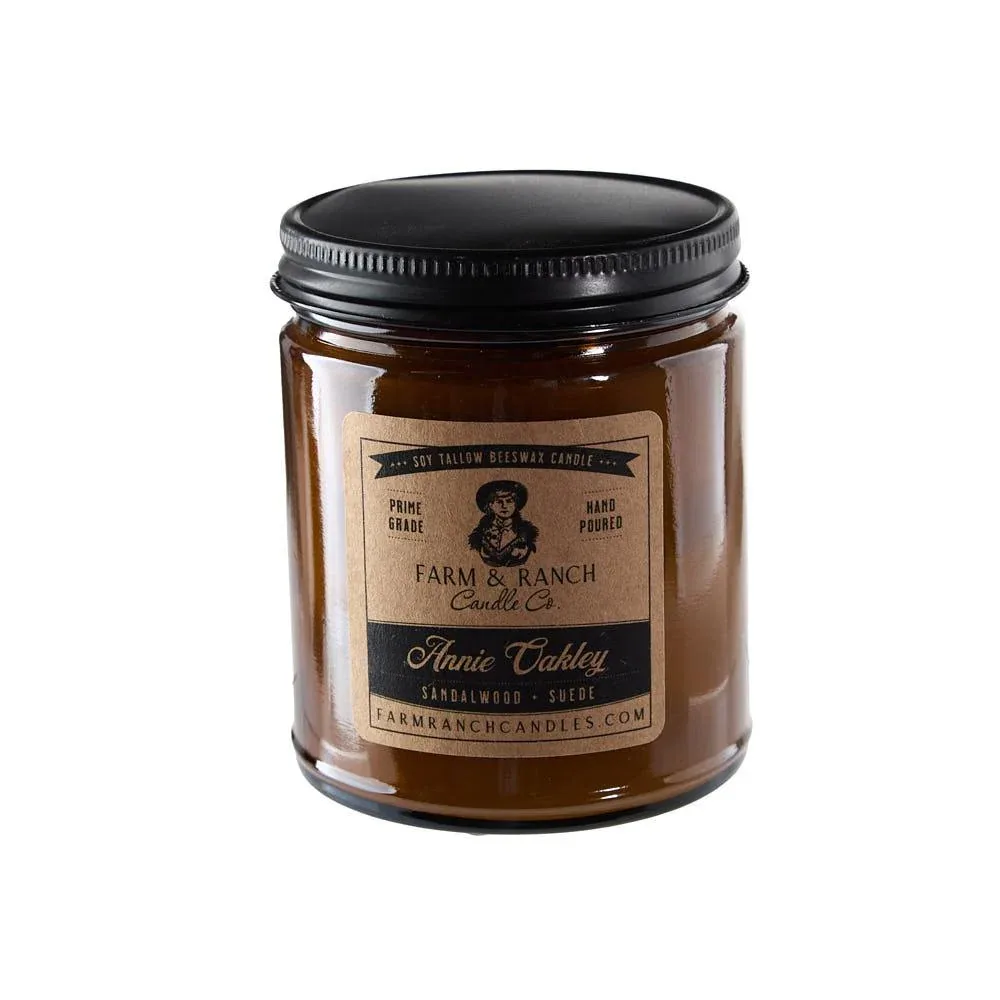 Farm & Ranch Candle Co 7oz Annie Oakley Candle