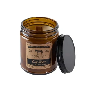 Farm & Ranch Candle Co 7oz Calf Roper Candle