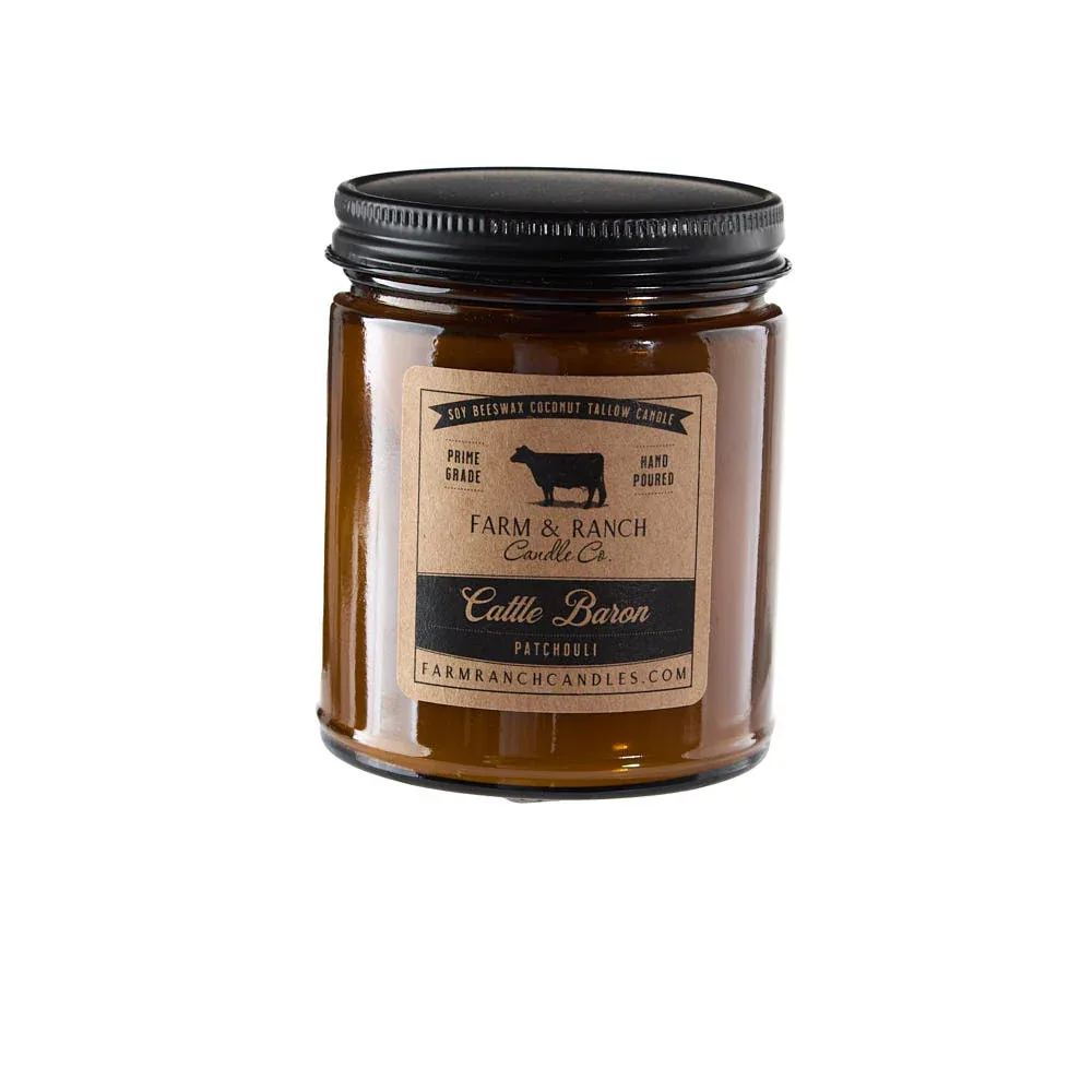 Farm & Ranch Candle Co 7oz Cattle Baron Candle - Image 2
