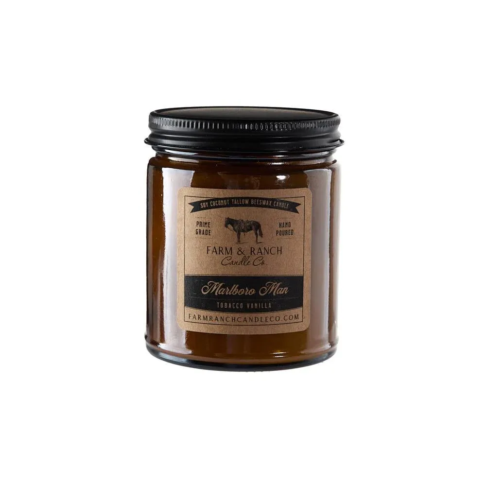 Farm & Ranch Candle Co 7oz Marlboro Man Candle