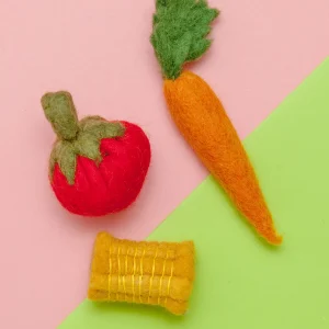 Farmer Cat Produce Toys (Veggie Set)