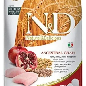 Farmina Ancestral Grain Chicken & Pomegranate Puppy Medium and Maxi Dry Dog Food