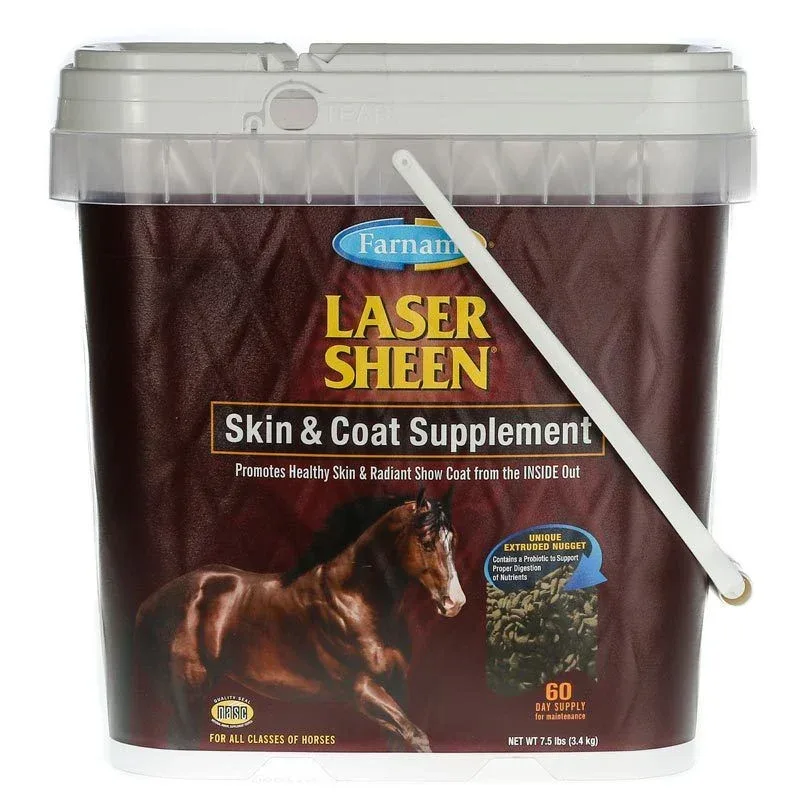 Farnam Laser Sheen Skin and Coat Supplement 7.5lb