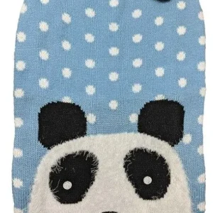 Fashion Pet Panda Dog Sweater Blue