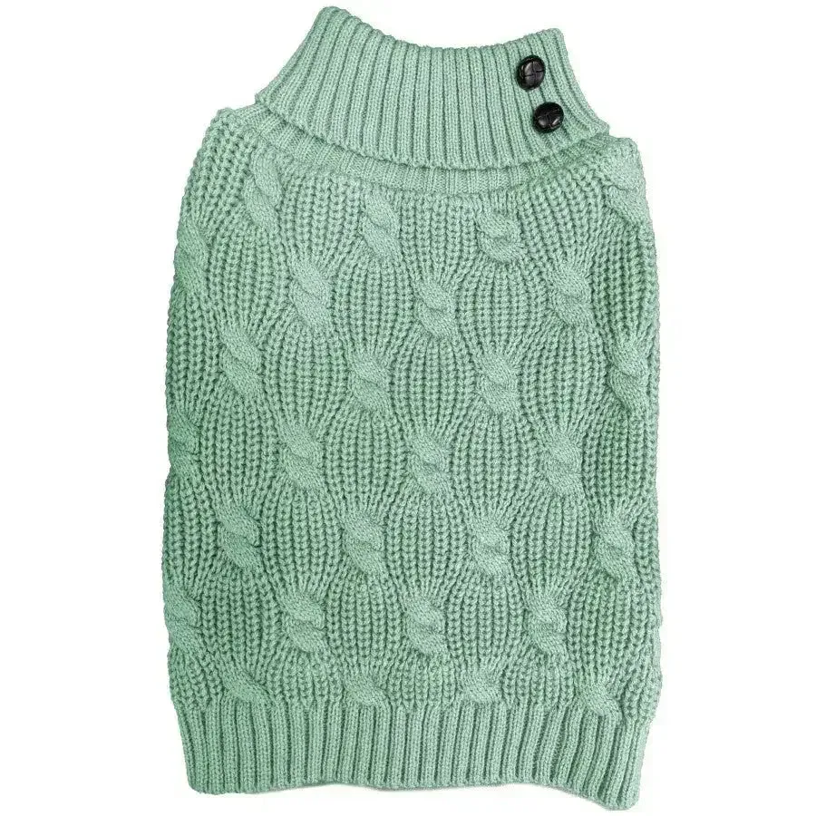 Fashion Pet Textured Cable Dog Sweater