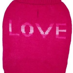Fashion Pet True Love Dog Sweater Pink