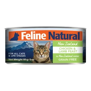Feline Natural Cat Core Diets Canned Chicken & New Zealand Lamb Feast, 3 oz each, Case of 24