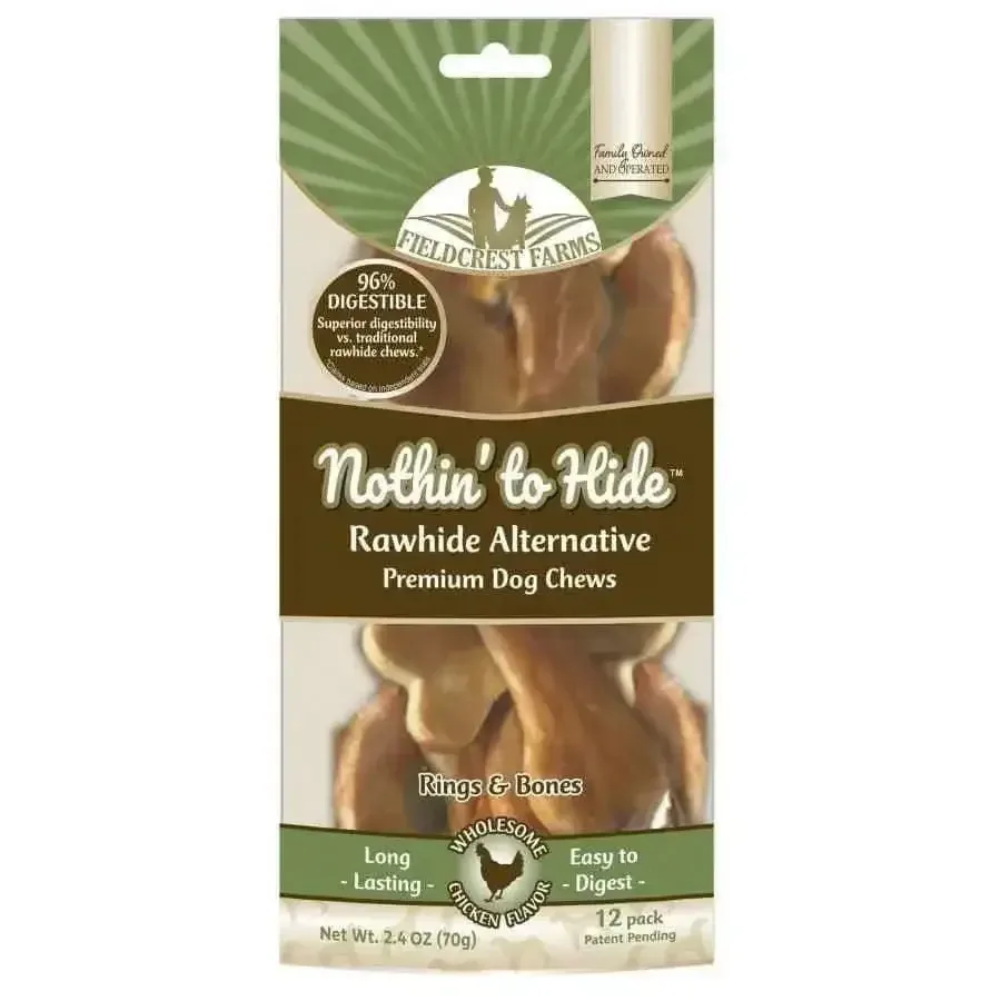 Fieldcrest Farms Chicken Ring Bone Dog Treats 12 pk