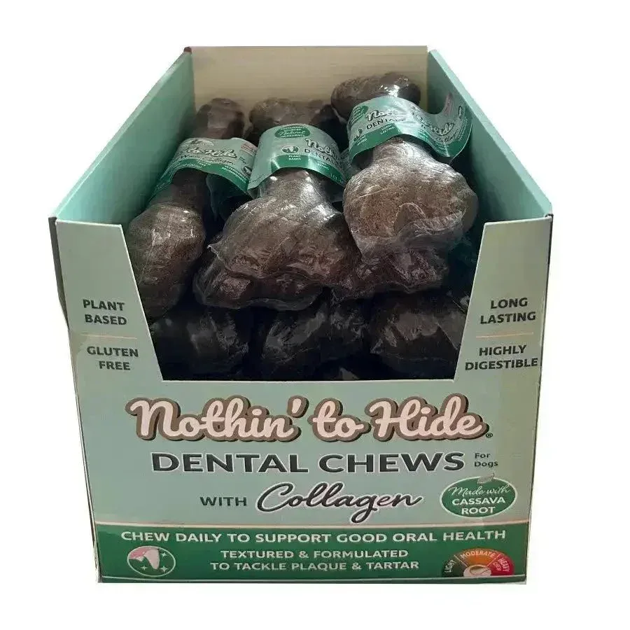 Fieldcrest Farms Nothin' to Hide Beef Flavor Dental Bone Collagen Dog Chew