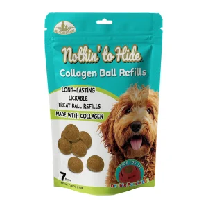 Fieldcrest Farms Nothin to Hide Collagen Ball Refills Dog Treat 7pk