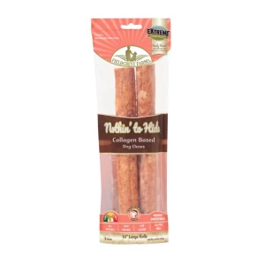 Fieldcrest Farms Nothin' to Hide Collagen Salmon Roll Dog Chew 2pk/10in