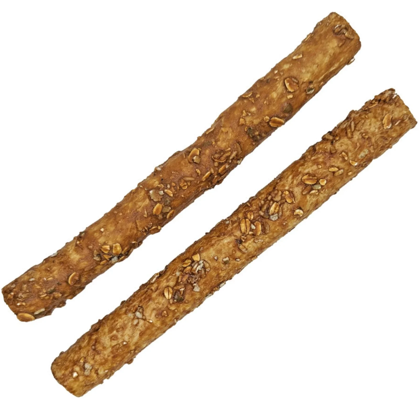 Fieldcrest Farms Nothin' To Hide Granola Roll Dog Treat Large 2pk/10in - Image 2
